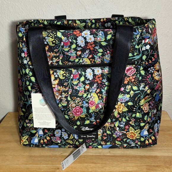 Vera Bradley Drawstring Family Tote in Disney Classics on the Green NWT Ripstop - Picture 2 of 12
